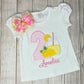 Lemonade Birthday Shirt and Hairbow, 2nd Birthday Gift Girl Shirt, ANY Size, ANY Age, Lemon Jar Birthday Shirt