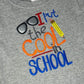 I put the Cool in School boys shirt, Back to School Shirt, cool shirt