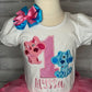 Birthday Shirt Hairbow Tutu, 1st Birthday Shirt and Tutu, ANY Age ANY Birthday Number