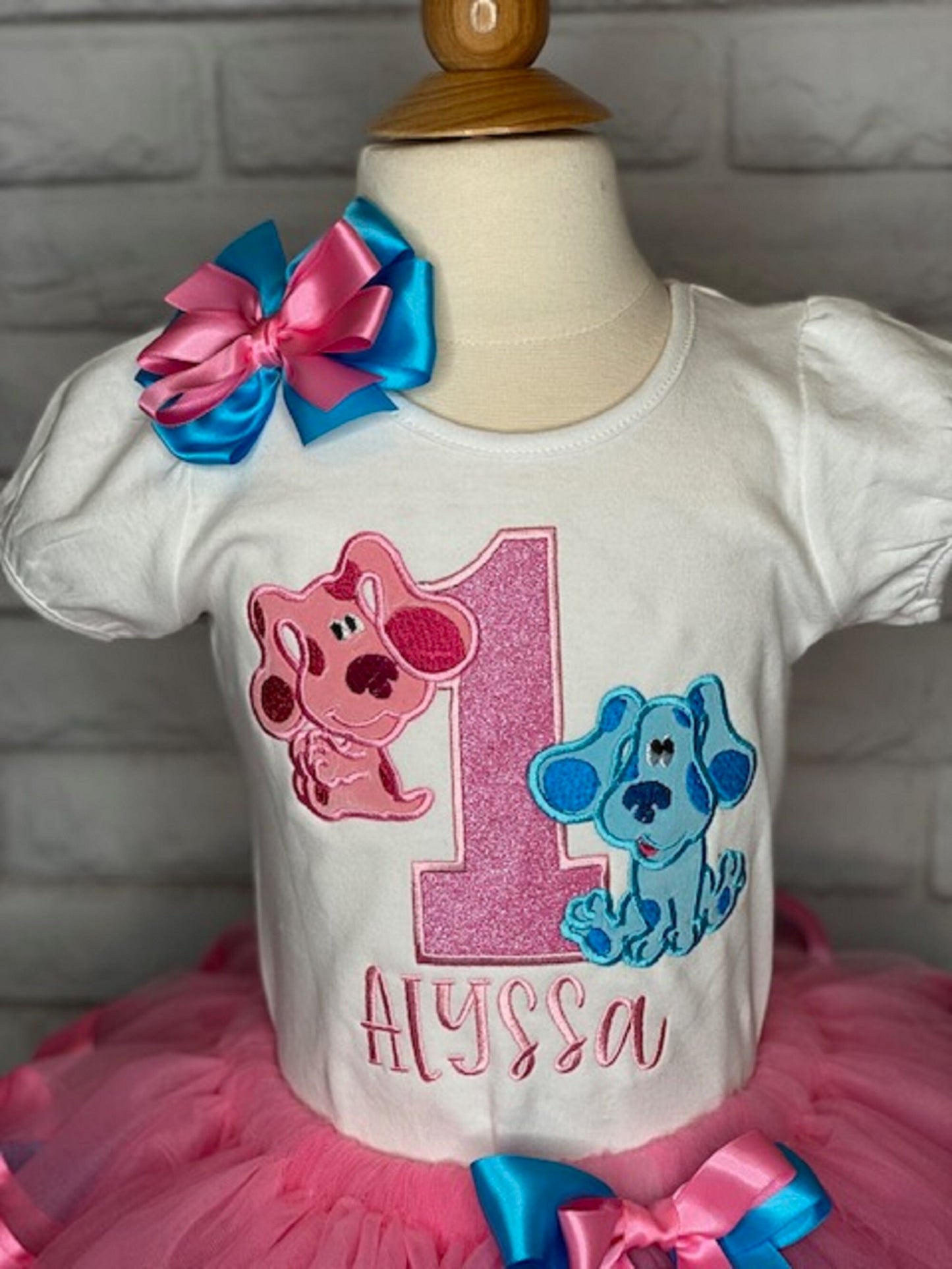 Birthday Shirt Hairbow Tutu, 1st Birthday Shirt and Tutu, ANY Age ANY Birthday Number