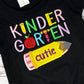 ANY GRADE, Kindergarten Cutie Shirt, Back to School shirt, First Day of School kids Shirt, Kindergarten Embroidered Shirt