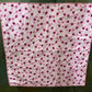 Cute Pink Ladybug Receiving Blanket, Baby Shower Gift, double sided flannel