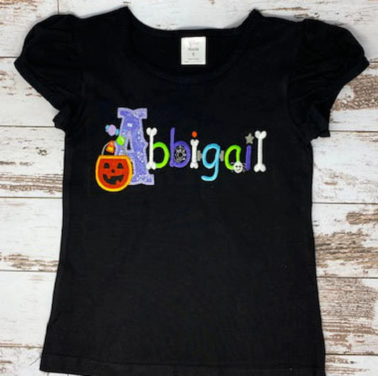 Halloween NAME shirt, Halloween Font shirt, Halloween Designs, Any Size, Any Name