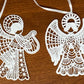 FSL Angel Collection#2 - Set of 10, Embroidered Angel Ornaments, Angel Tree Ornaments, Angel Gifts