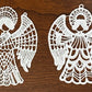 FSL Angel Collection#2 - Set of 10, Embroidered Angel Ornaments, Angel Tree Ornaments, Angel Gifts