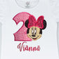 ANY Age| ANY Size |Girls Pink Birthday Shirt | Girl Shirt | Embroidered Pink Birthday Shirt | 2nd Birthday Girl