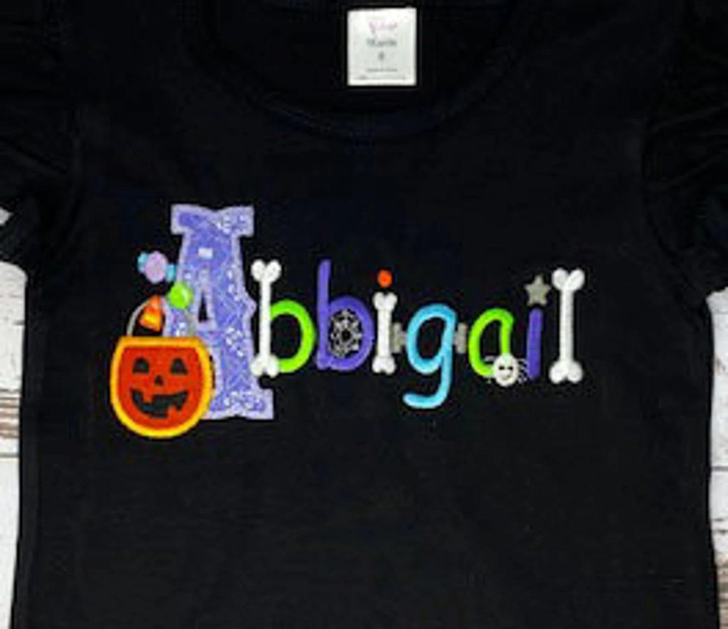 Halloween NAME shirt, Halloween Font shirt, Halloween Designs, Any Size, Any Name