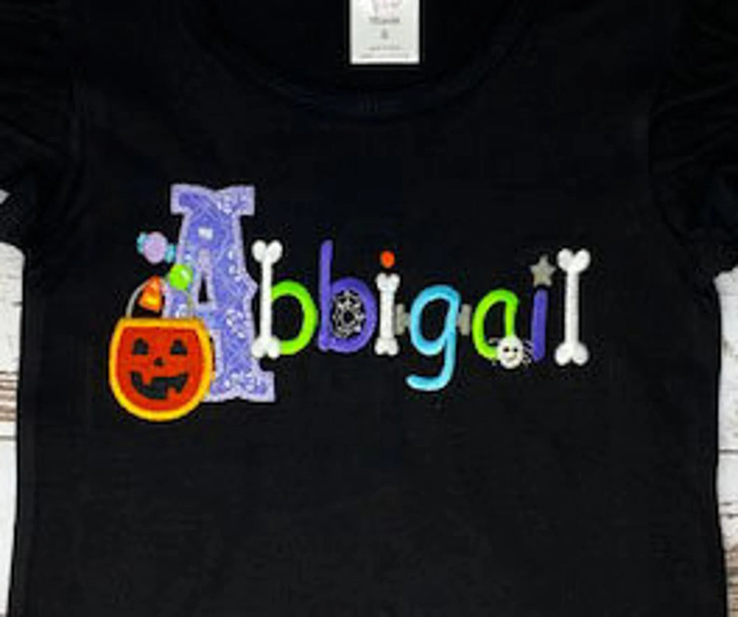 Halloween NAME shirt, Halloween Font shirt, Halloween Designs, Any Size, Any Name