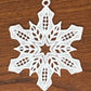 FSL Lace Ornaments - Set of 6, Collection #1 Christmas Ornaments, Embroidered Lace Ornaments, Tree Ornaments, Gift Ornaments