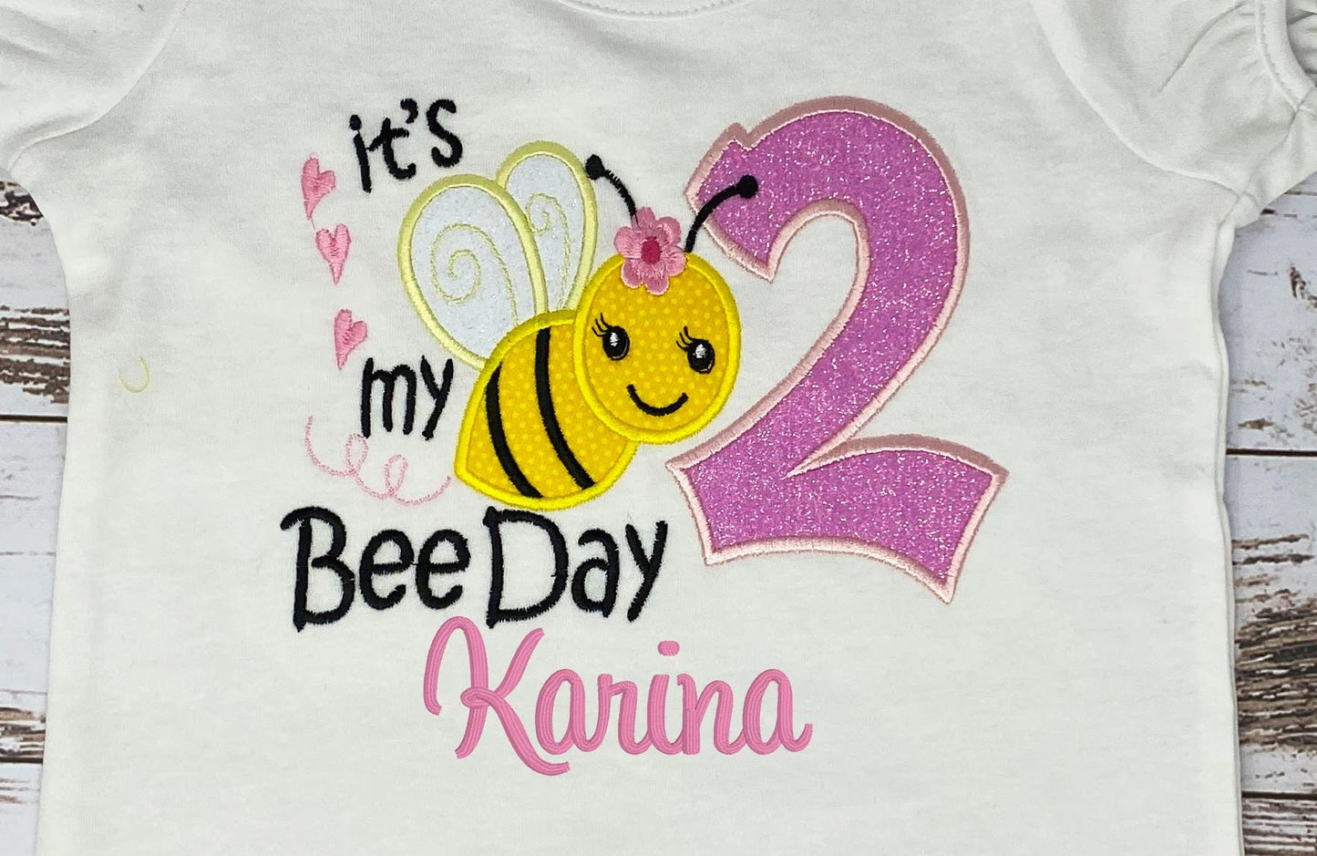 ANY Age, ANY Size, Its Your Bee Day, Bee Day Birthday Shirt, Birthday Party, Smash Cake