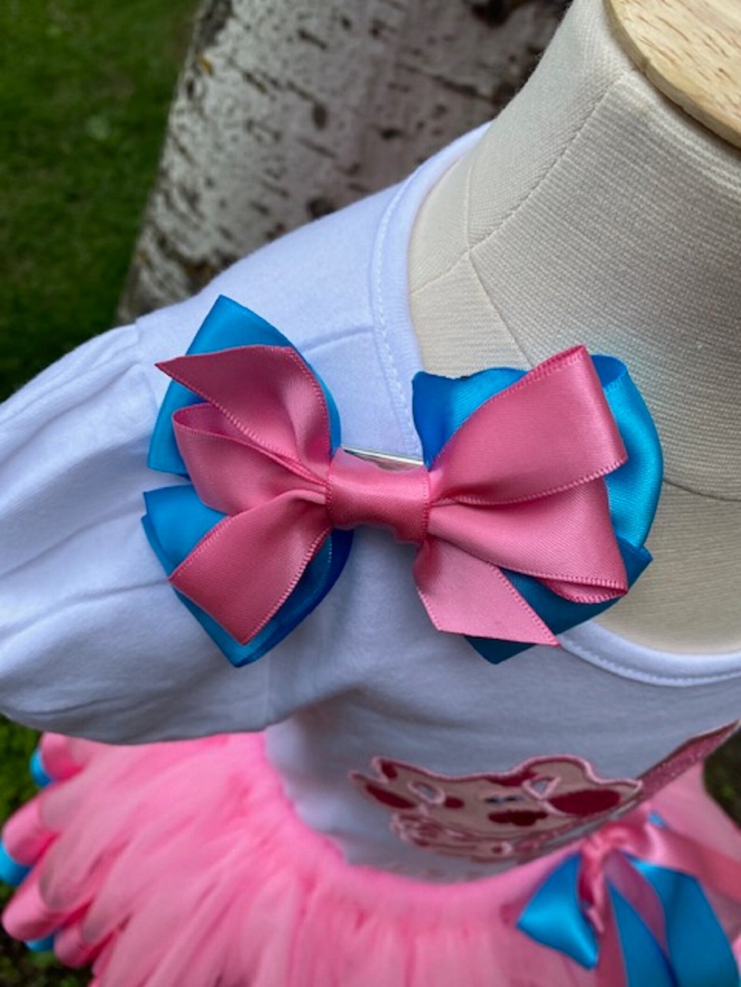 Birthday Shirt Hairbow Tutu, 1st Birthday Shirt and Tutu, ANY Age ANY Birthday Number