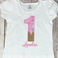 ANY Age ANY Size Ice Cream Shirt, Girls Ice Cream Party, 1st Birthday Party, Smash Cake Shirt