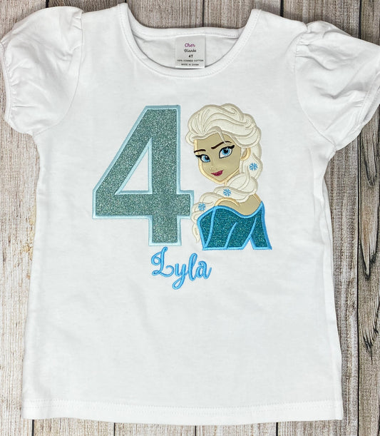 ANY Age ANY Size, Girls 4th Birthday Shirt, Smash Cake Birthday Party