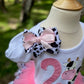 Cow Theme Birthday Tutu, Cow Birthday Outfit, Farm Animal Theme Birthday, Any Age, Cow Ribbon Pink Tutu