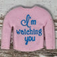 I'm Watching You Pink Elf Doll Sweater, I'm Watching You Elf Clothing, Elf Clothes