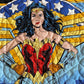 Lap Quilt 50" x 60", Soft Minky Backing, Superhero Cuddle Blanket, Soft Black Minky Backing