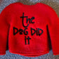 Dog Did It Elf Sweater, Doll Clothing, Christmas Elf, Elf Props