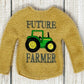 Future Farmer Elf Sweater, Doll Clothing, Christmas Elf, Elf Dress Up, Elf Props