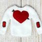 Valentine's Day Elf Doll Sweater, Heart Patch Elf Clothing, Elf Props