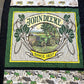 John Deere Quilt 51" x 60", Toddler Bed Lap Twin Couch Blanket Quilt