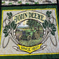 John Deere Quilt 58" x 82", Vintage Tractors Bed Lap Twin Queen Couch Blanket Quilt