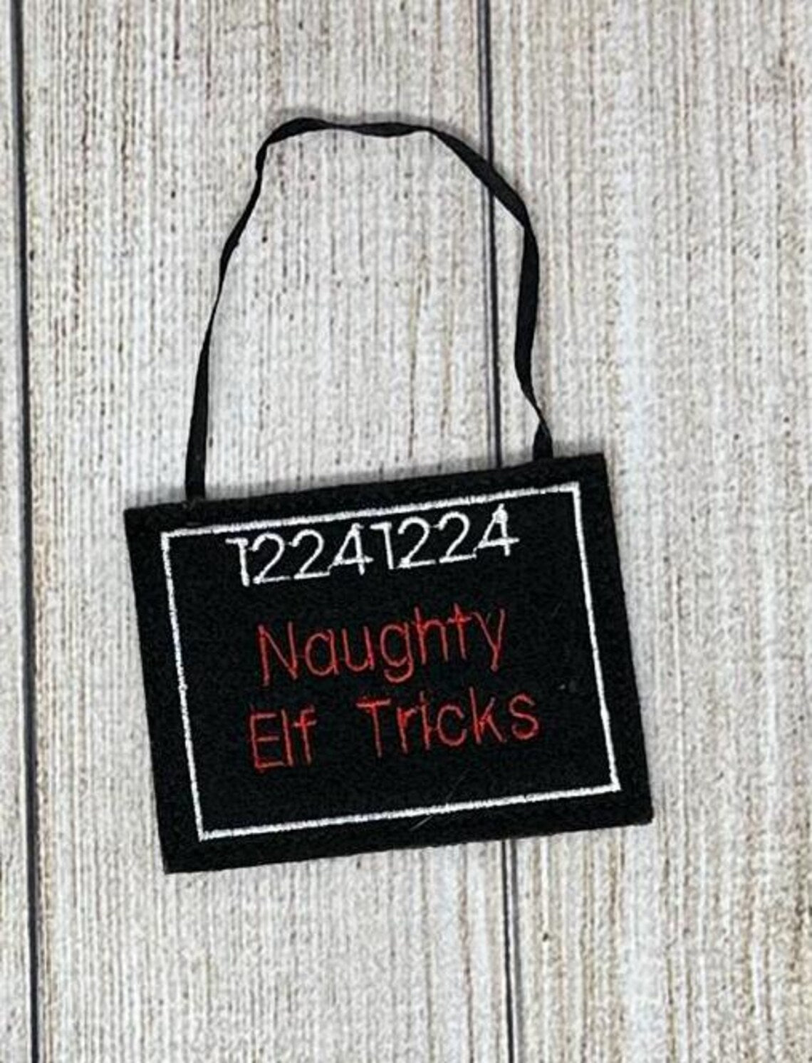 Police and Prisoner Elf Costumes, Naughty Elf Tricks, Doll Clothing, Christmas Elf, Elf Props