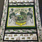 John Deere Quilt 58" x 82", Vintage Tractors Bed Lap Twin Queen Couch Blanket Quilt