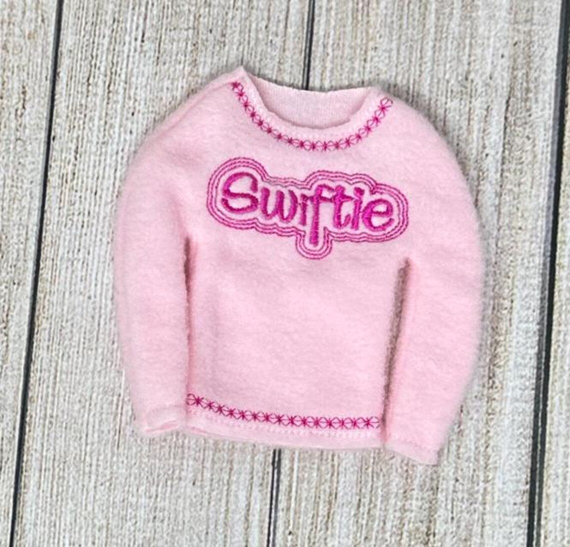 Pink Sweater Skirt Sneakers, Elf Doll Sweater, Elf Clothing, Christmas Elf, Elf Props