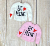 Be Mine Valentine's Doll Sweater, Props