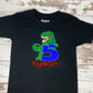 Dinosaur Birthday Shirt | Boys T-Rex Dinosaur Shirt | Five Rex Birthday | Boys Birthday Shirt | Dinosaur third Birthday Shirt | Black Royal