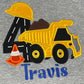 Heavy Hauler Truck 4th Birthday Shirt, Construction Truck Birthday Shirt, Dump Truck Hard Hat Shirt, Boys 4th Birthday Shirt