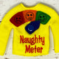 Naughty Meter Sweater, Christmas Clothing, Props