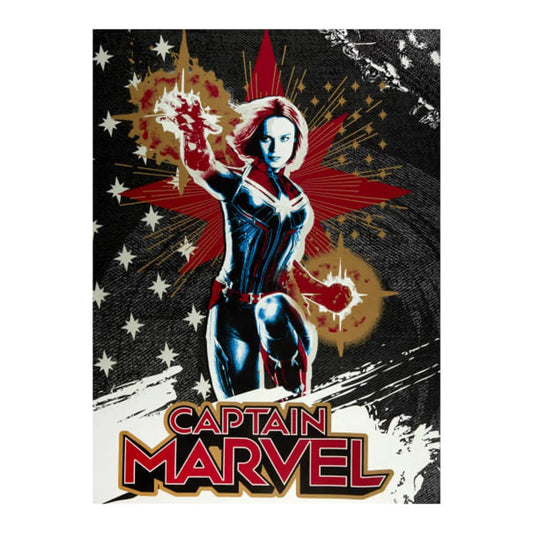 Captain Marvel fabric panel, 36" x 44", Avengers fabric, quilting fabric panel