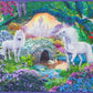 Sweet Fantastic Unicorn Scenic Panel by Robert Kaufman 36"x44", Digitally Printed, Realistic Unicorn fabric, Picture This