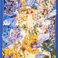 Dawn Till Dusk Flower Fairies Cotton Quilt Fabric Panel by Michael Miller 23" x 43"