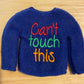 Can't Touch This Elf Sweater, Doll Clothing, Christmas Elf, Elf Props