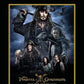 Pirates of the Caribbean Fabric Panel, 36" x 44", Johnny Depp Pirates of the Caribbean