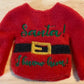 Santa I Know Him Elf Sweater, Doll Clothing, Christmas Elf, Elf Props