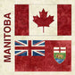 Manitoba Canada Flag Panel 42"x16", Manitoba Province