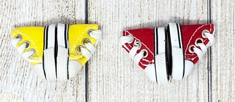 Elf Doll Shoes Sneakers High-Top, Elf Clothing, Christmas Elf, Elf Props