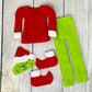 Elf Sweater Mask Pants Boots, Elf Outfit Slippers, Doll Clothes, Christmas Elf, Elf Props