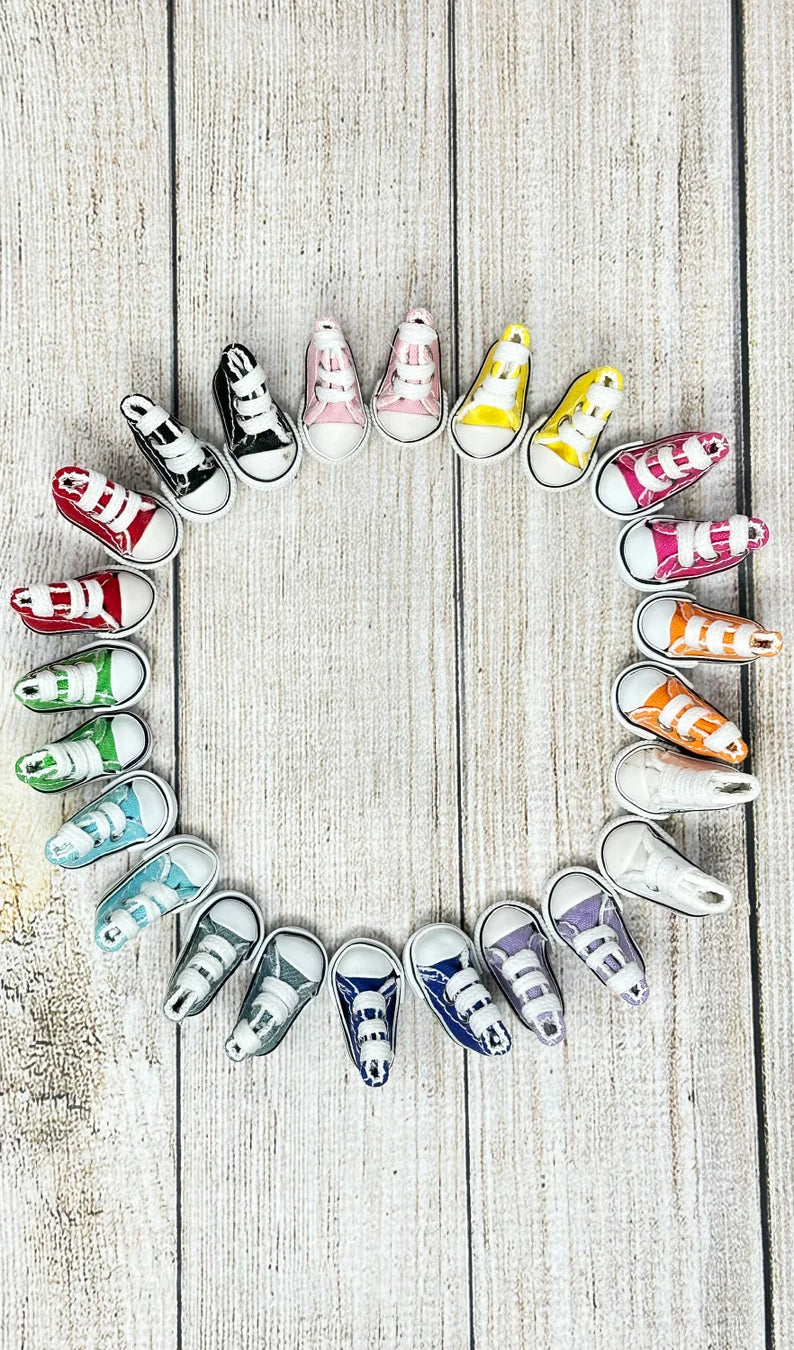 Elf Doll Shoes Sneakers High-Top, Elf Clothing, Christmas Elf, Elf Props