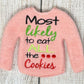 Eat the Cookies Elf Sweater, Doll Clothing, Christmas Elf, Elf Props, Elf Dress Up