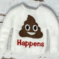 Poop Happens Elf Doll Sweater, Poop Elf Clothing, Christmas Elf, Elf Props