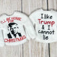 Trump Elf Sweater, Doll Clothing, Political Shirt, Elf Props, Elf Dress Up