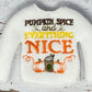 Pumpkin Spice Elf Doll Sweater, Pumpkin Spice and Everything Nice, Elf Clothing, Christmas Elf