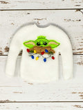 Christmas Lights Elf Doll Sweater, Elf clothing, Elf Costume